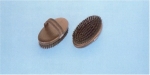 Dog Brush Oval natural boar's bristles