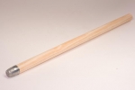 Handle for Brooms and Scrubber Mops, with thread, unvarnished