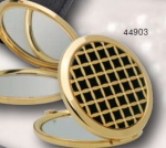 A13601 Compact Mirror, Gold/Black
