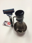 Shaving Set 4 Fusion badger hair shaving brush Gillette Mach 3 razor blade