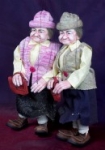Fanny Old Woman Marionette handmade in Prague