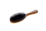 Olivewood Hair Brush Natural Boars Bristles large