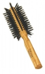 Olivewood Hair Brush All Natural Boars Bristles round
