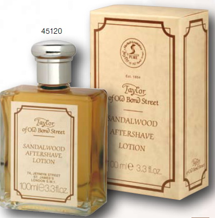 Sandalwood After Shave Lotion, 1oo ml bottle.