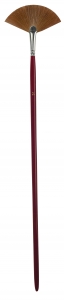Red Sable Fan Brush Leonhardy