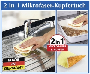 copper/micrifiber cloth combi