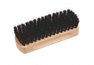 Shoe Shine Brush 1 black horsehair