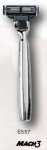Razor Mach 3 Nickel Plated Handle, Rounded